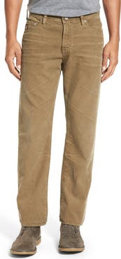 AG 'Graduate' Tailored Straight Leg Corduroy Pants