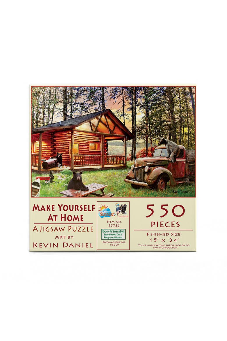 Make Yourself at Home 550 piece Jigsaw Puzzle for Adults, Alternate, color, Multicolor