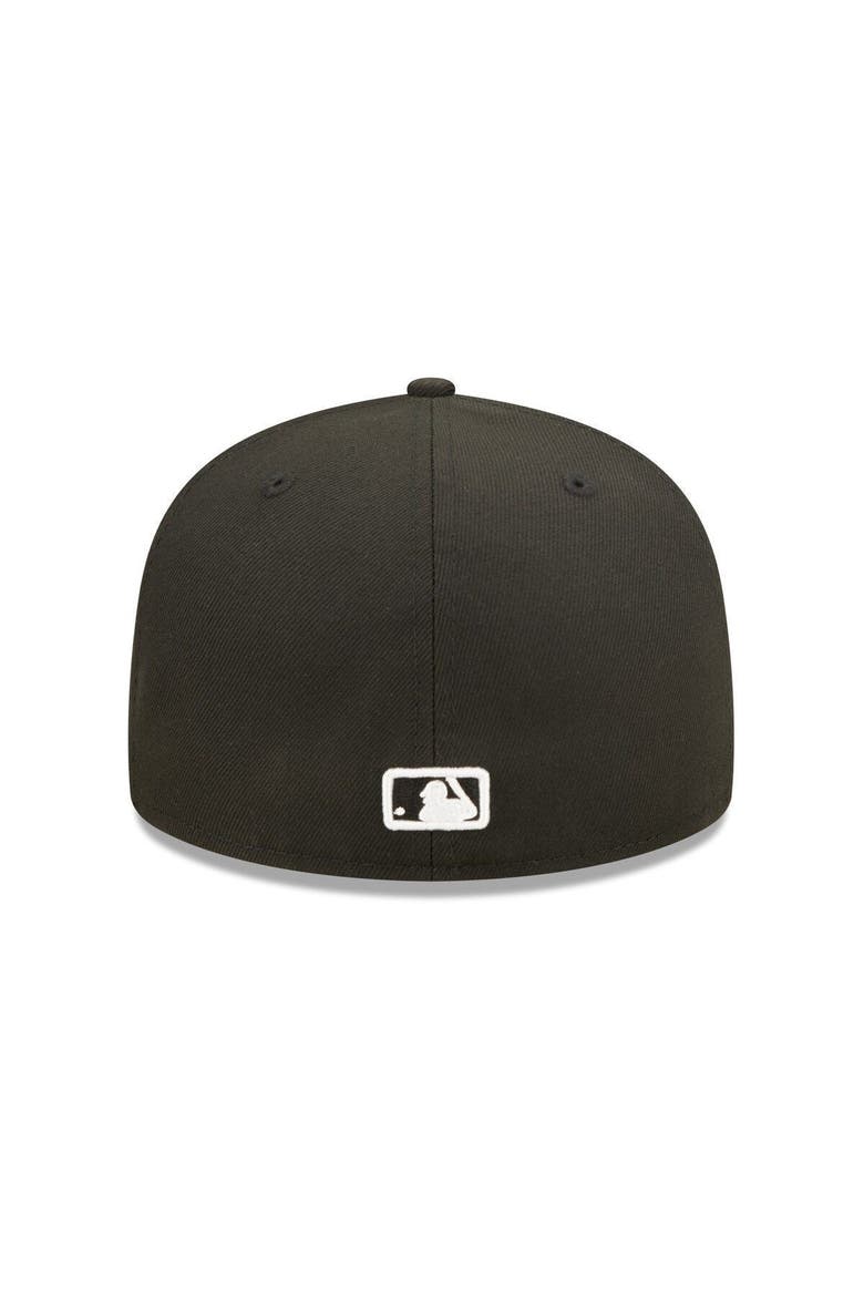 Men's New Era Black Arizona Diamondbacks Team Logo 59FIFTY Fitted Hat, Alternate, color, Black