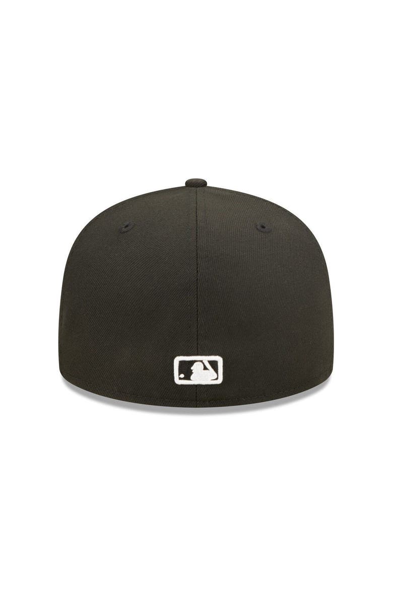 New Era Men's New Era Black Arizona Diamondbacks Team Logo 59FIFTY Fitted Hat, Alternate, color, 