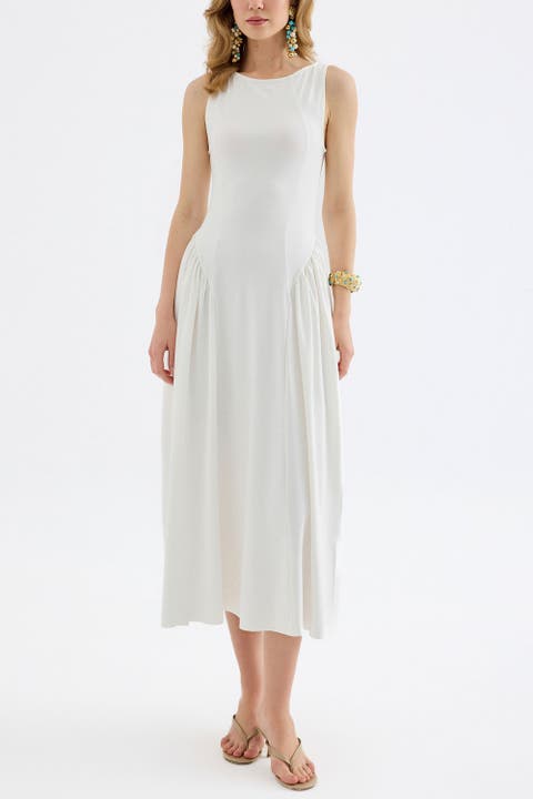 Elaris Sleeveless Stretch Maxi Dress