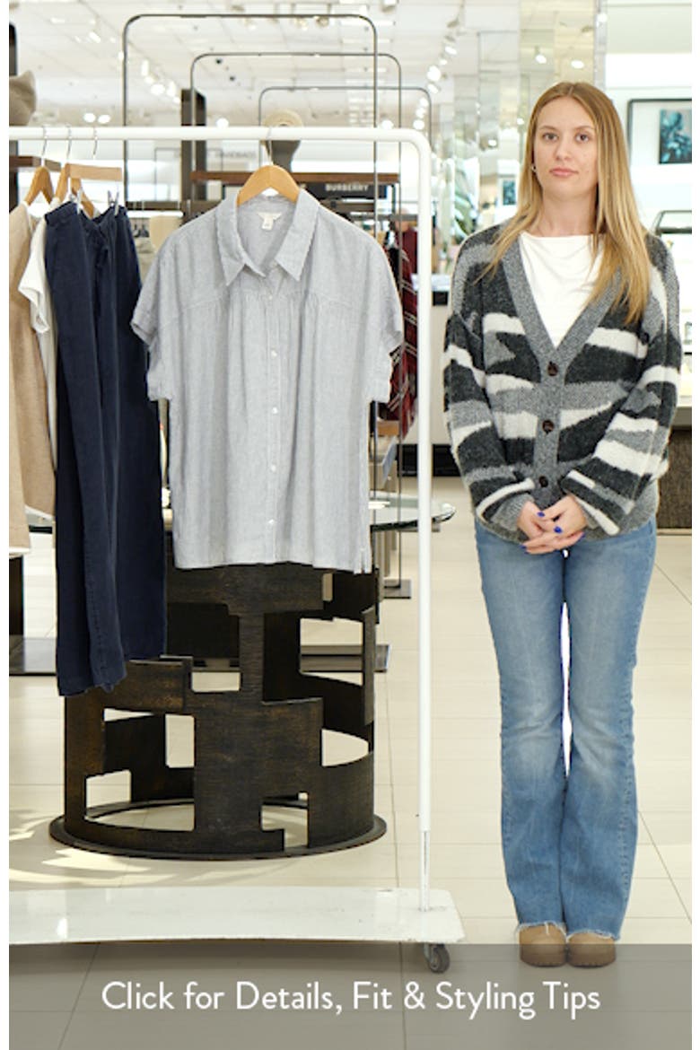 Linen Blend Button-Up Shirt video