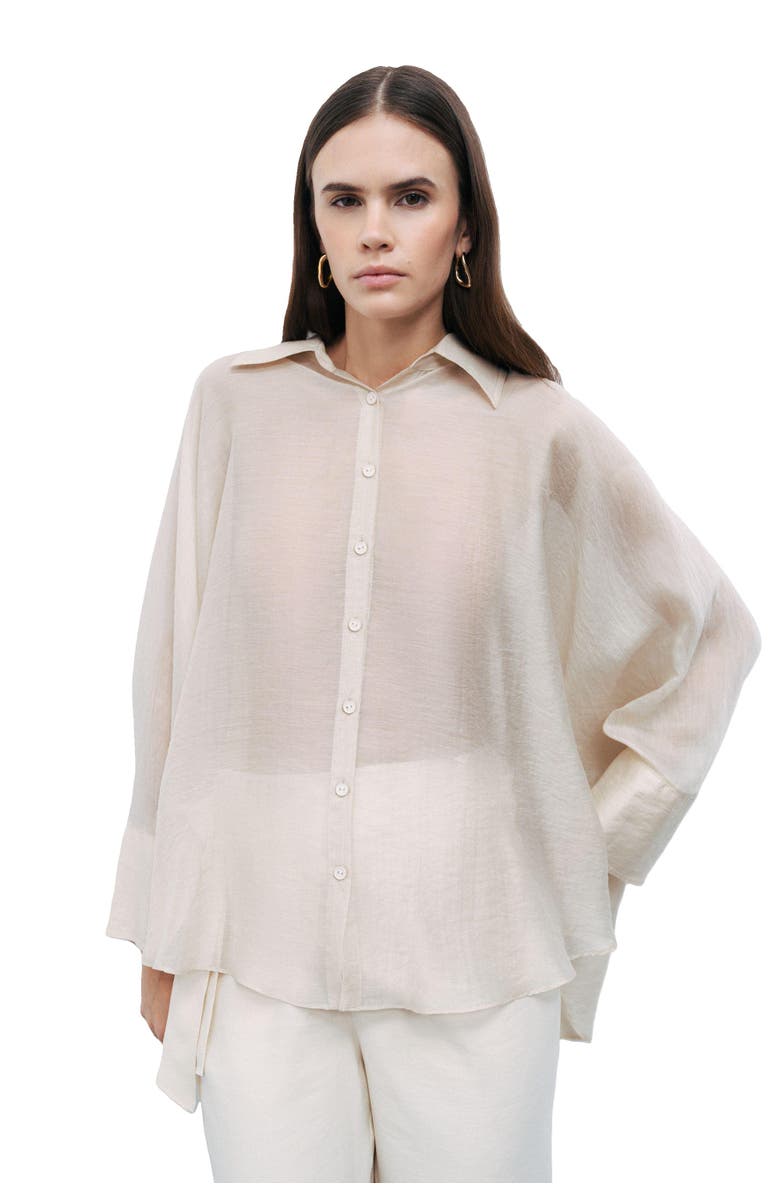 Nocturne Embroidered Detailed Shirt, Main, color,