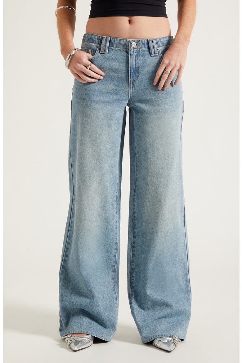 Casey Low Rise Baggy Pants, Main, color, MEDIUM INDIGO