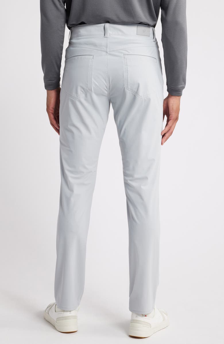 Peter Millar Bingham Tailored Fit Performance Knit Pants, Alternate, color, British Grey