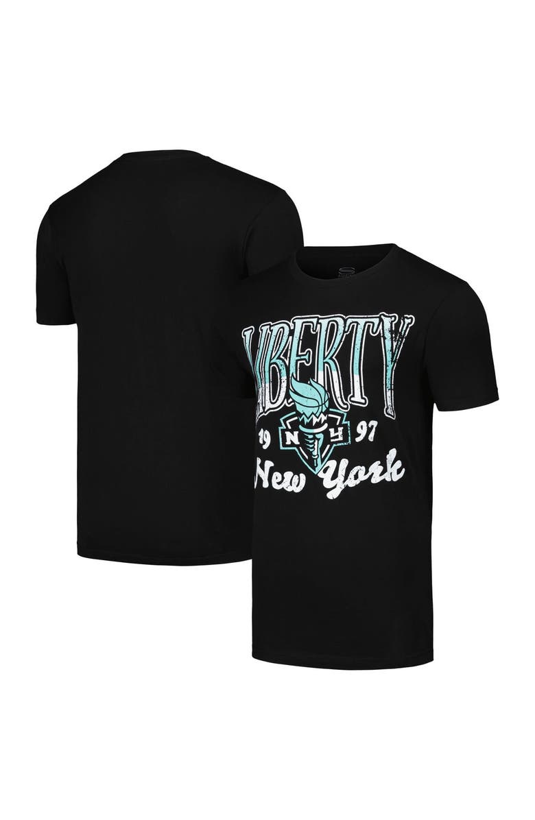Stadium Essentials Unisex Stadium Essentials Black New York Liberty Sky High T-Shirt, Alternate, color,