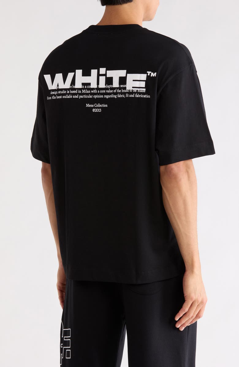 Off-White Off Shared Skate Graphic T-Shirt, Alternate, color, Black-White