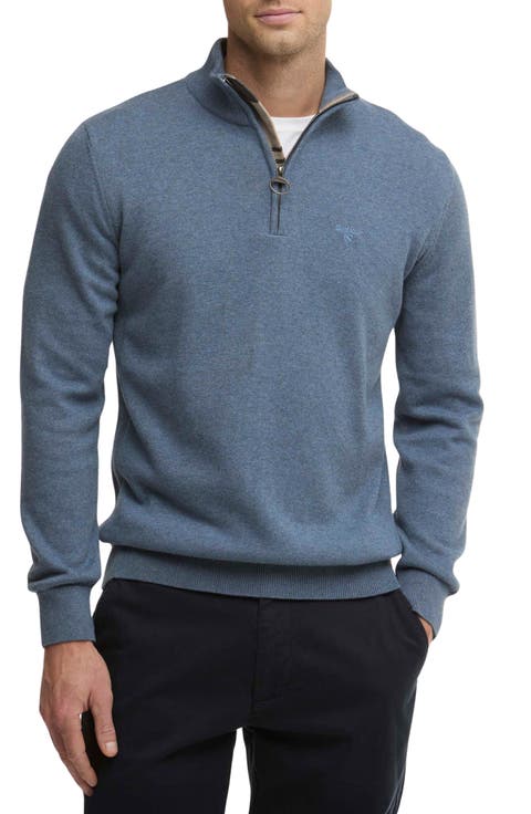 Cotton Half Zip Sweater