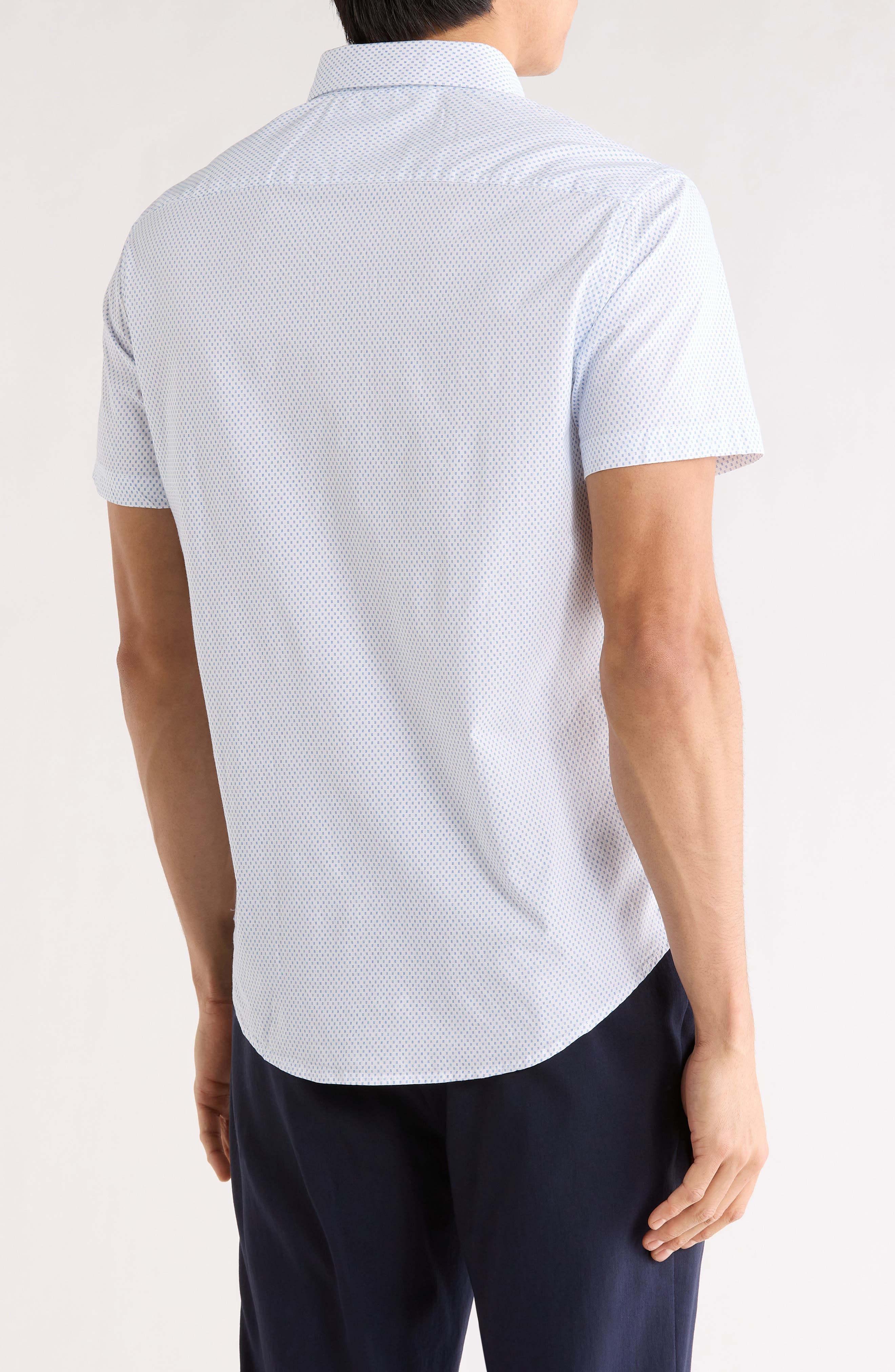 Pop Geometric Short Sleeve Button-Up Shirt - image 2