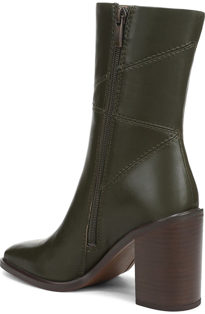 Franco Sarto Stevie Block Heel Bootie, Alternate, color, Deep Olive Green