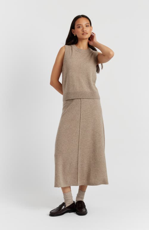Chinti & Parker Wool Cashmere Tank In Brown