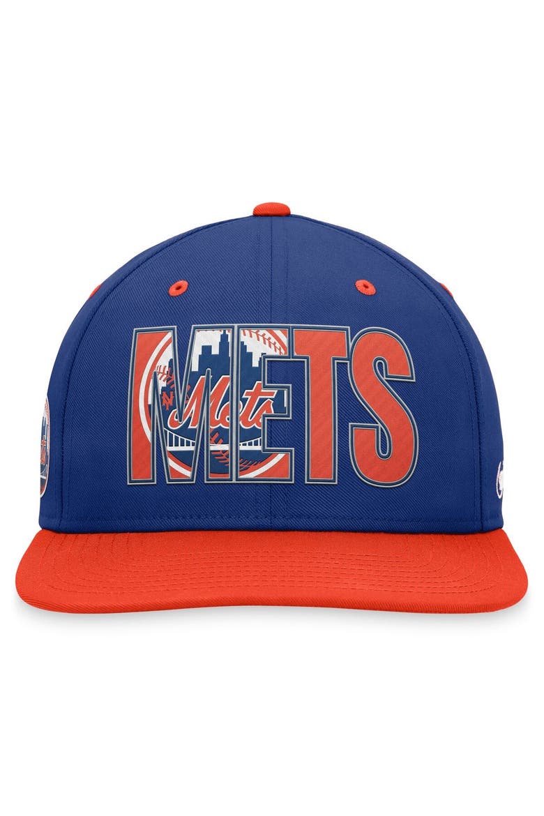 Men's Nike Royal New York Mets Cooperstown Collection Pro Snapback Hat, Alternate, color, Royal