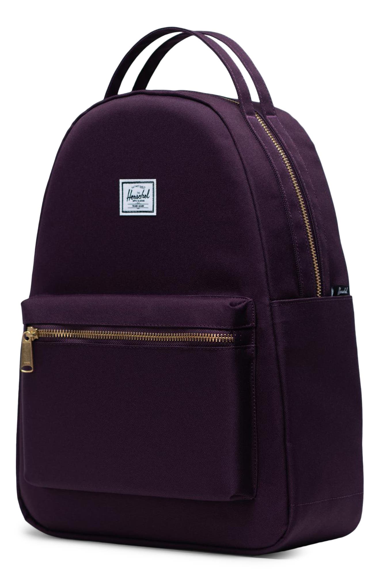 Herschel Supply Co. Nova Mid Volume Backpack, Alternate, color, Blackberry Wine