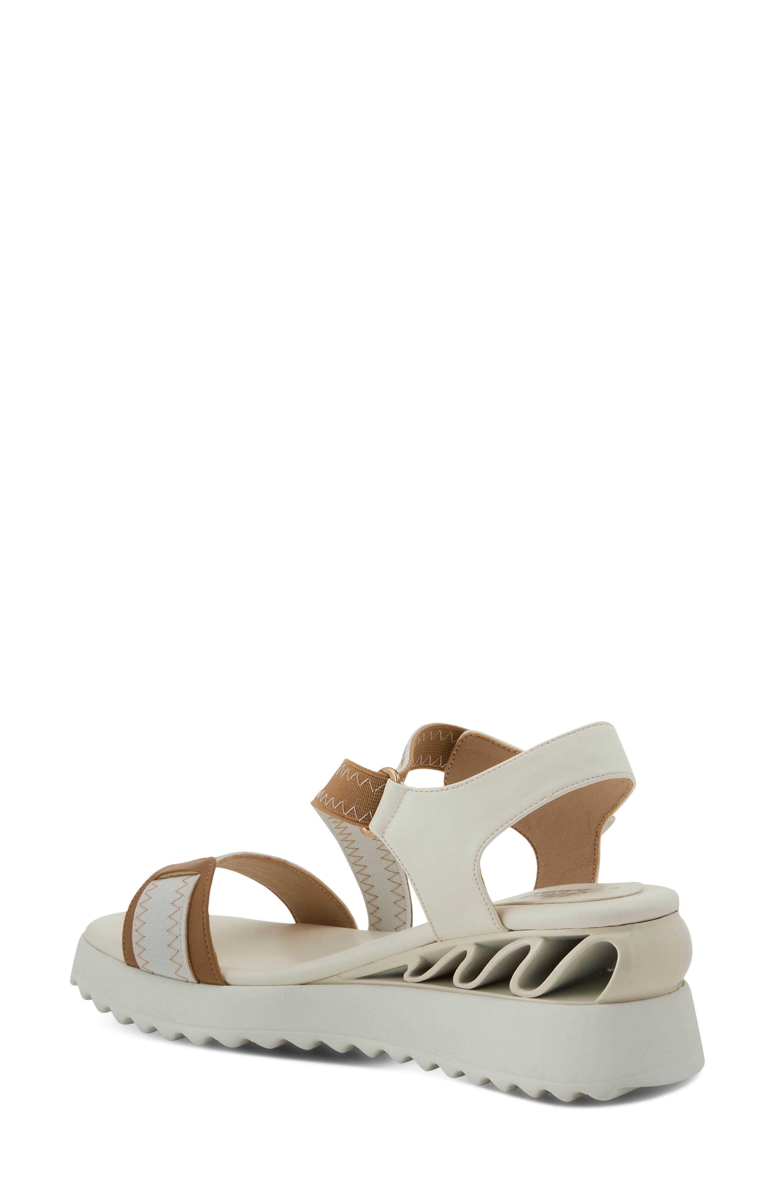 AZURA BY SPRING STEP Coolbeans Wedge Slide Sandal, Alternate, color, Beige Multi