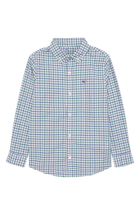 Kids' On-the-Go Check Button-Down Shirt (Big Kid)