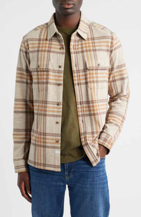 7 Diamonds Generation Plaid Flannel Button-Up Overshirt