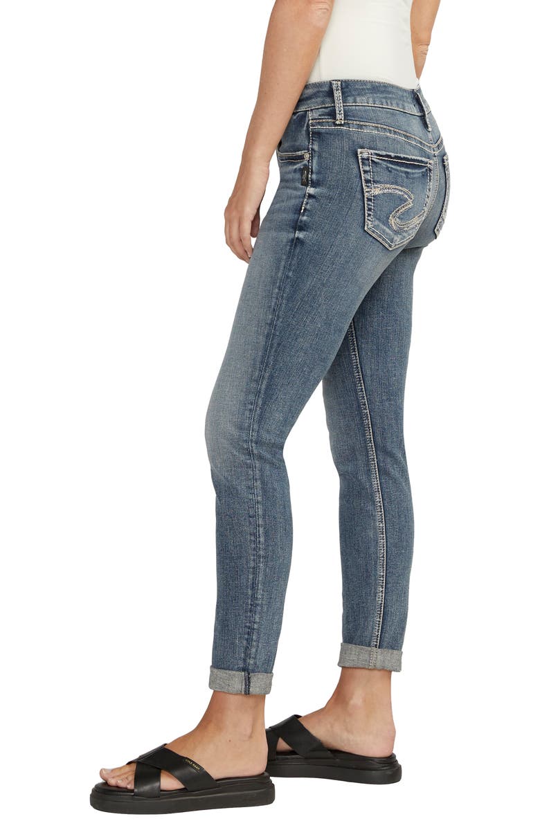 Silver Jeans Co. Slim Fit Girlfriend Jeans, Alternate, color, 