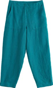 Seasalt Cornwall Saltings Cropped Linen Pants