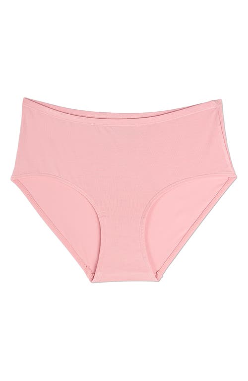Memoi Stretch Modal 3-pack Briefs In Pink