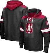 COLOSSEUM Men's Colosseum Black Stanford Cardinal 2.0 Lace-Up Pullover Hoodie