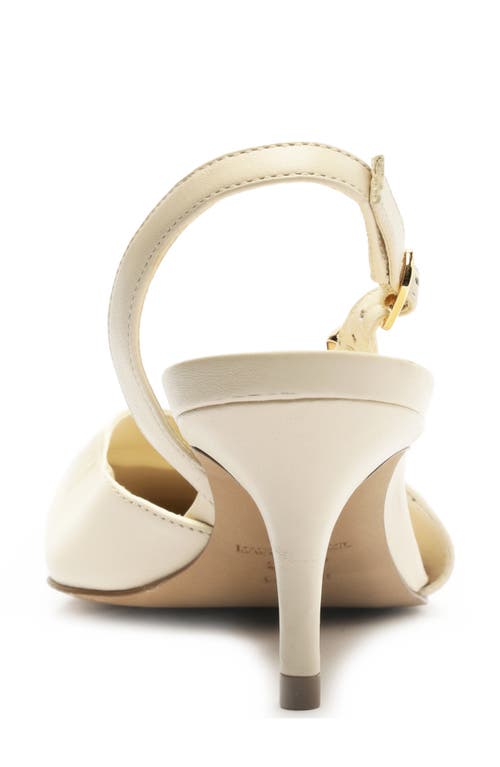 Arezzo Faye Half D'orsay Pointed Toe Slingback Pump In Panacota