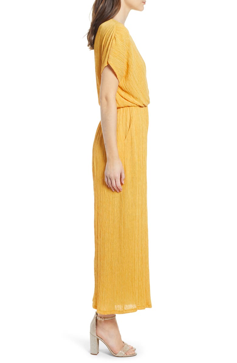 All in Favor Textured Jumpsuit, Alternate, color,