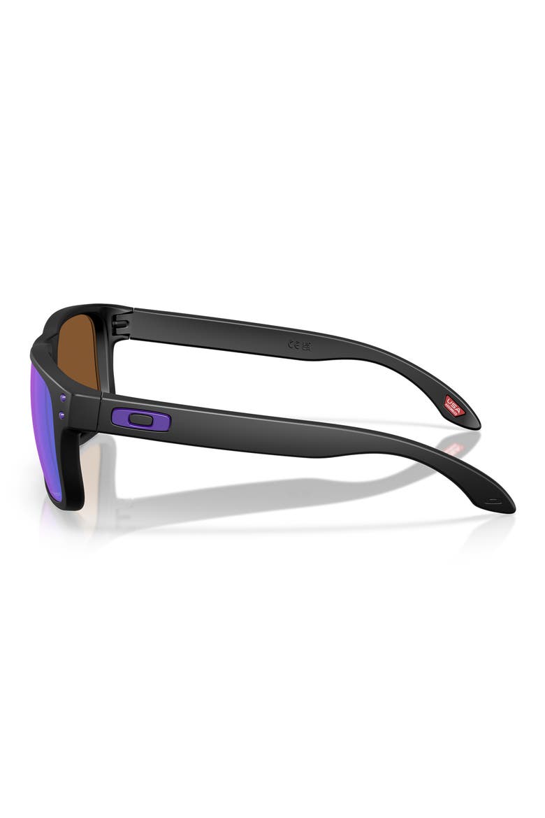 Holbrook S 53mm Square Sunglasses, Alternate, color, MATTE BLACK / PRIZM VIOLET