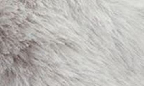 Memoi The Josephine Faux Fur Scuff Slipper In Gray
