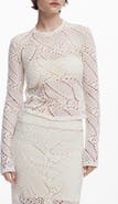 Desigual Open Stitch Long Sleeve Top