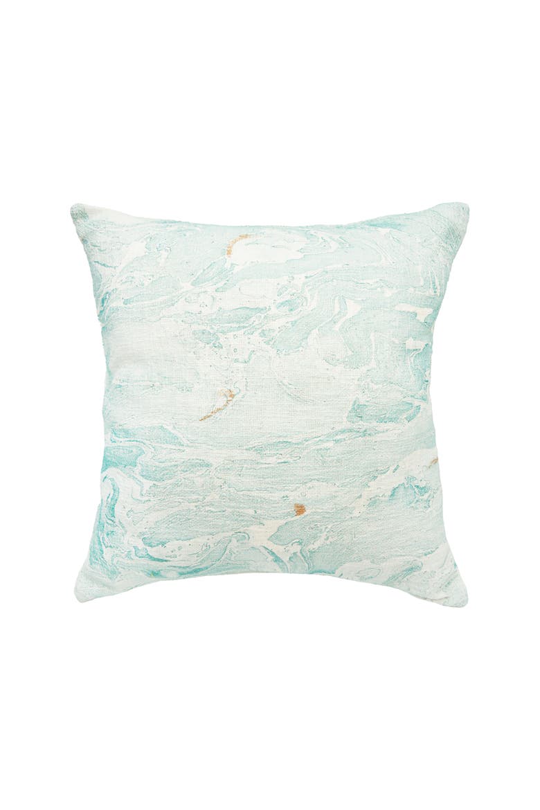Marble Juniper Accent Pillow, Main, color, Green