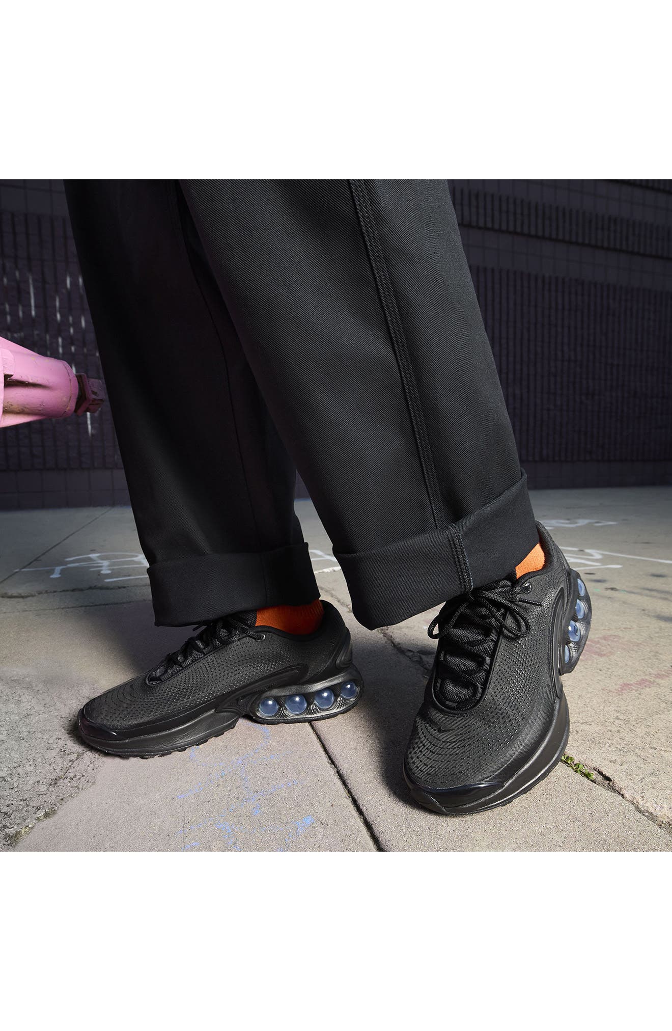Air Max Dn Sneaker, Alternate, color, BLACK/ BLACK/ BLACK/ DARK GREY