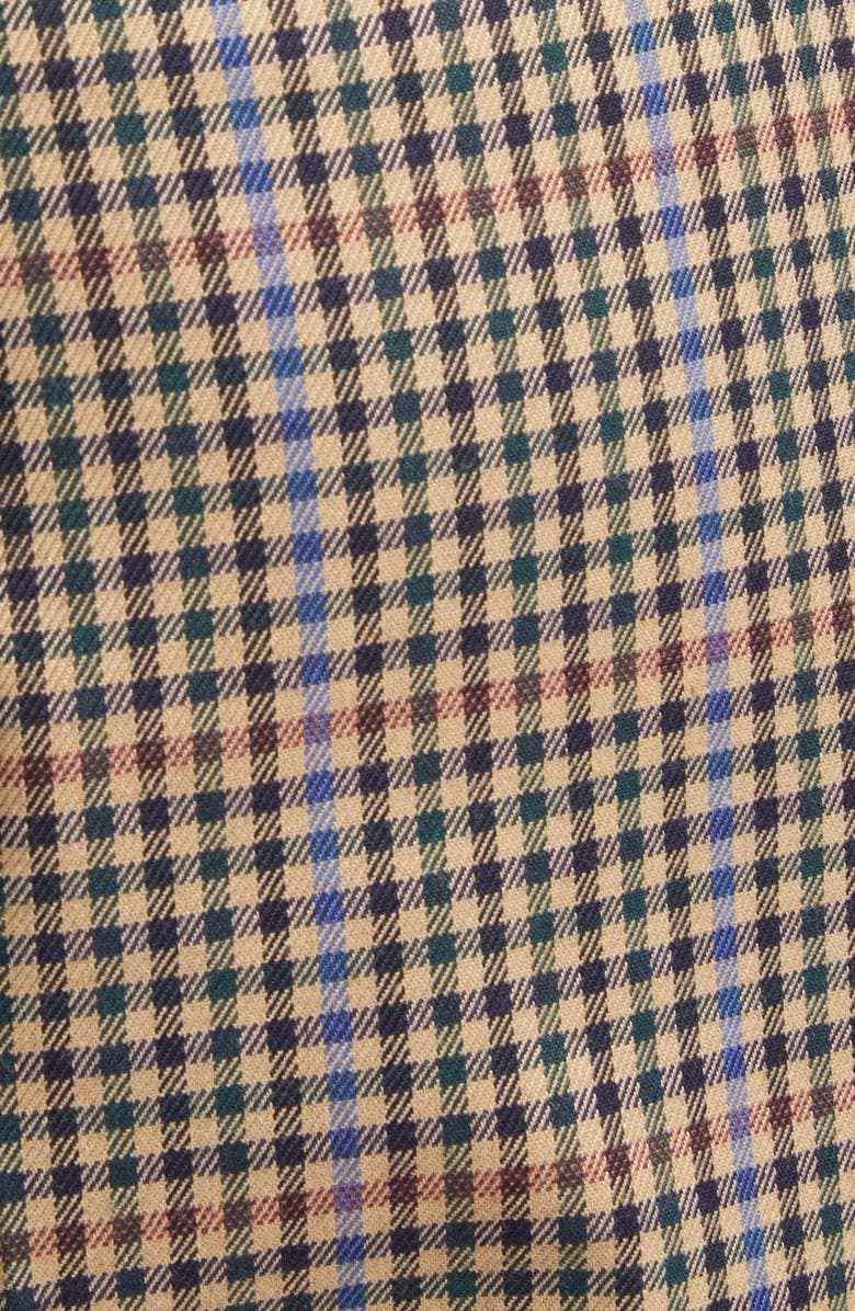 Veronica Beard Arte Plaid Crop Pants, Alternate, color, Russet Multi