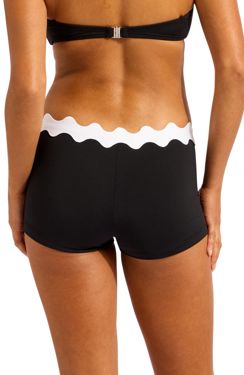 Seafolly Ric Rac Boyleg Swim Shorts, Alternate, color, 