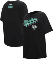 PRO STANDARD Women's Pro Standard Black Boston Celtics Script Boyfriend T-Shirt