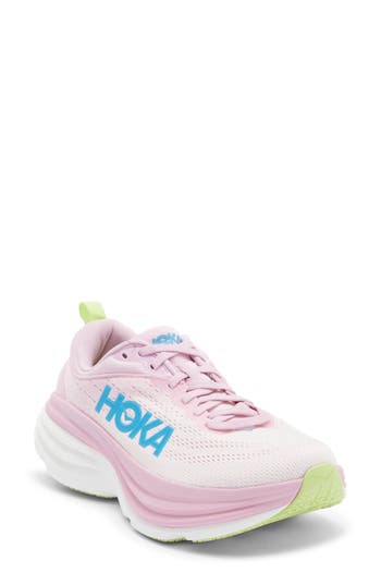Hoka Bondi 8 Running Shoe In Pink