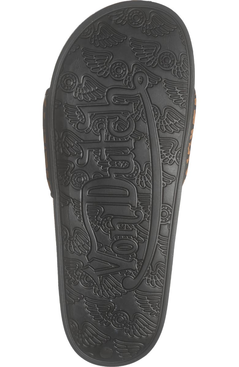 Von Dutch Prowl Slide Sandal, Alternate, color, Black / Leopard