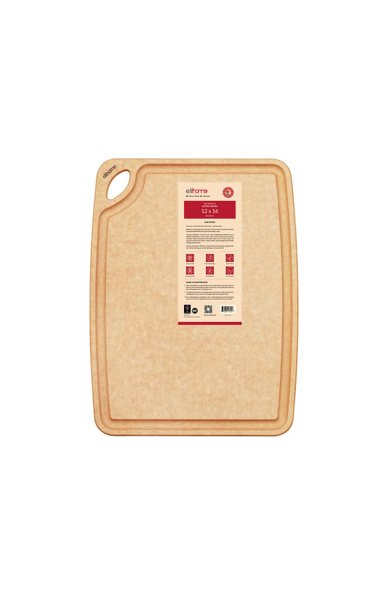 Eli Home Classic Series 12 x 16 x 1/4 Cutting Board - Large, Alternate, color, Brown