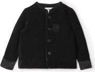 The Umbrella Academy Velvet Crest Embroidered Button Front Blazer