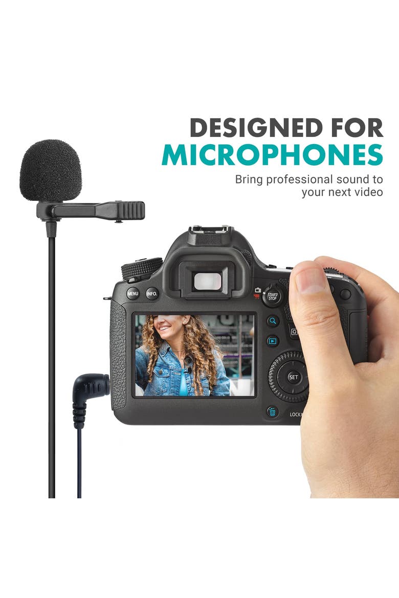 MC4 TRRS to TRS Adapter - 3.5mm Microphone Adapter Cable, Alternate, color, Black