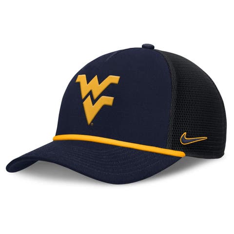 Men's Nike Navy West Virginia Mountaineers Rise Primetime Trucker Adjustable Hat