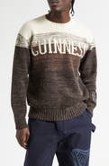 JW Anderson x Guinness Intarsia Logo Colorblock Wool Blend Sweater