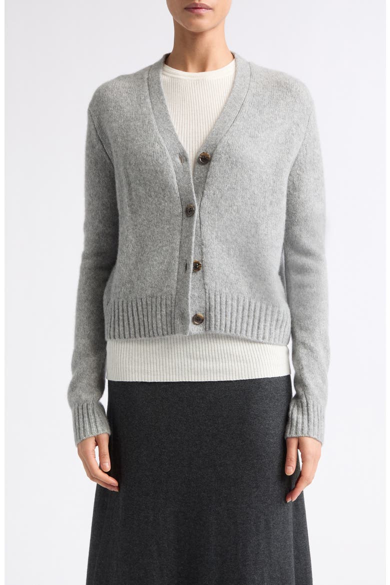 Marionette Cashmere & Silk Cardigan, Main, color, CLOUDY
