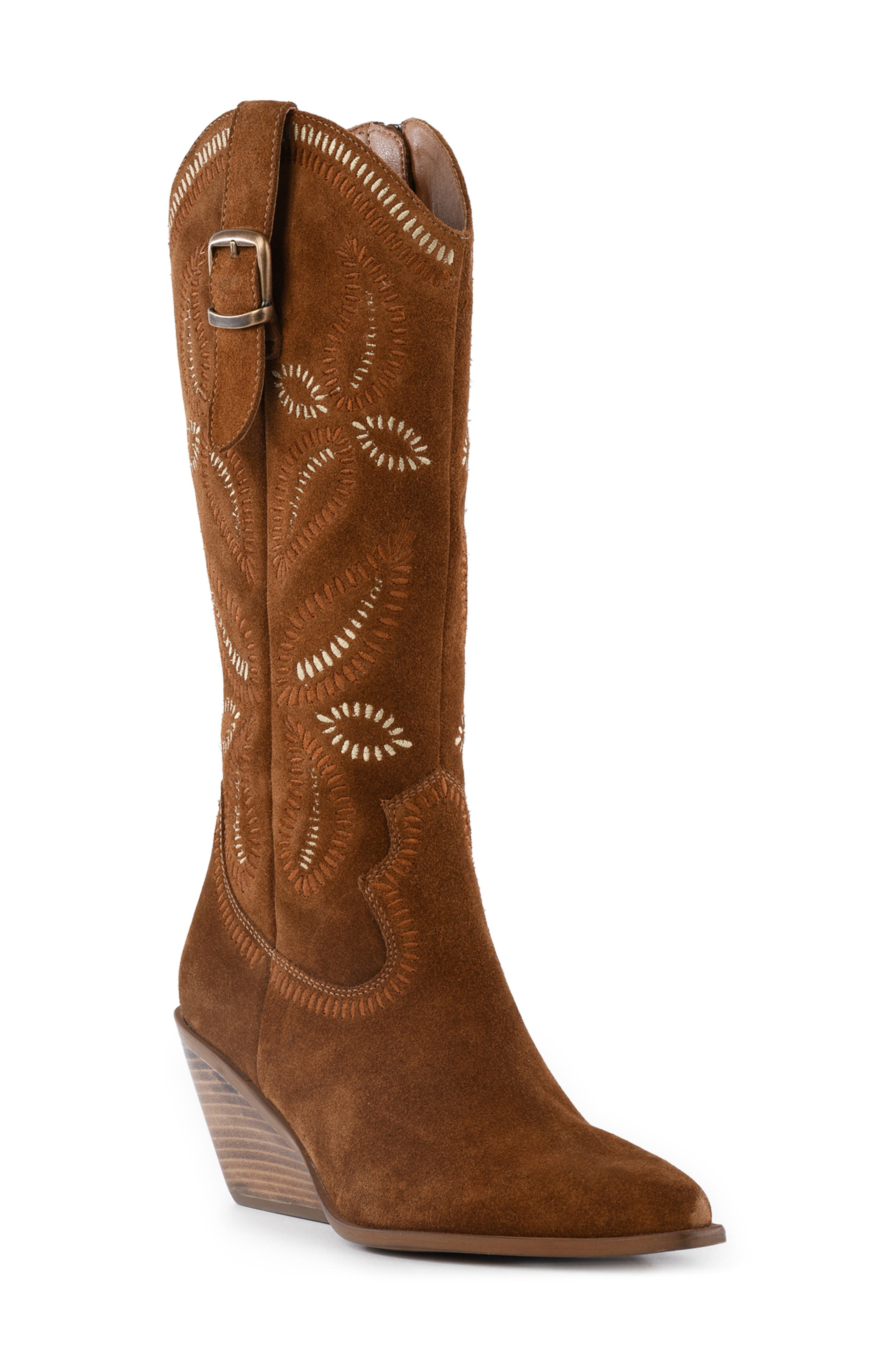 Seychelles Country Star Block Heel Boot, Main, color, Brown