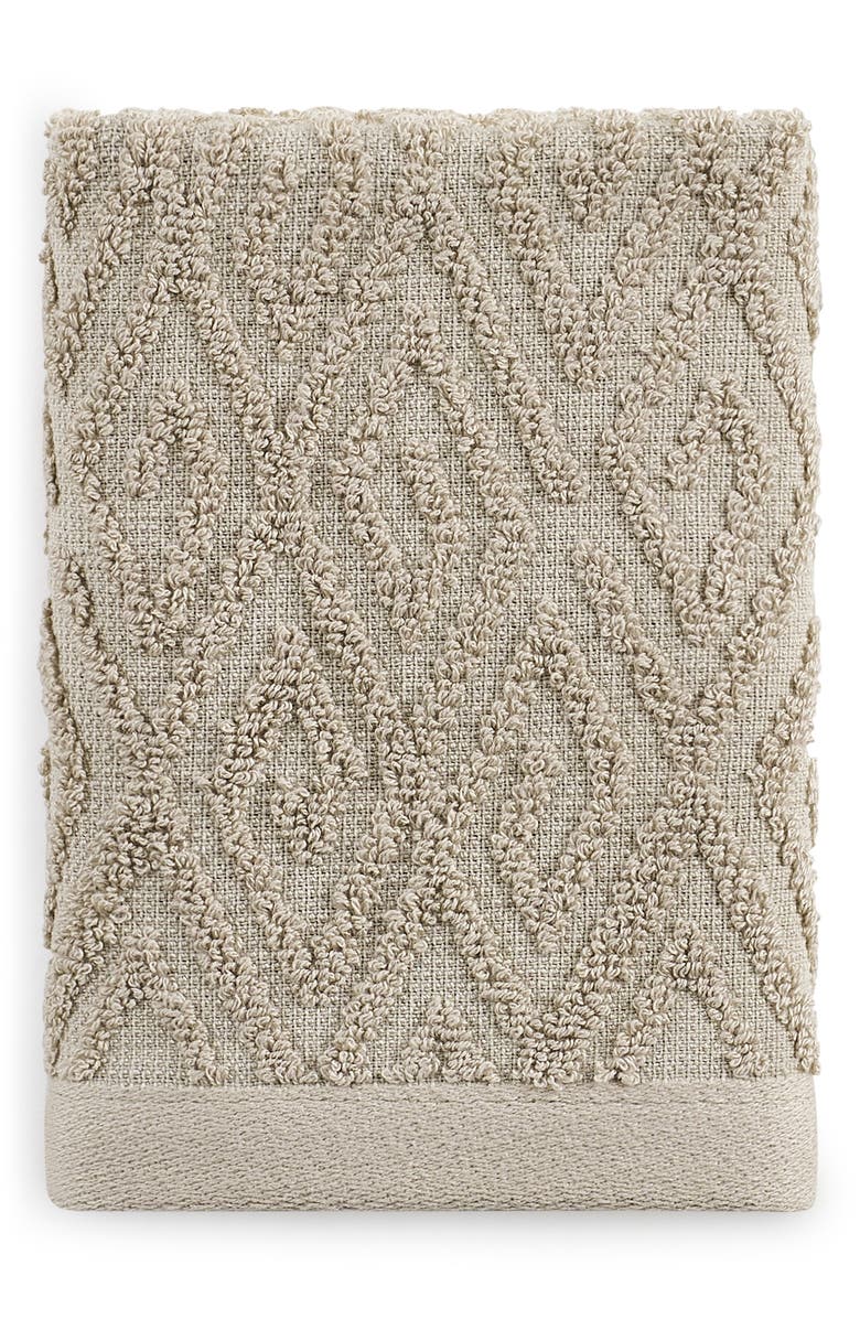 John Robshaw Maze Towel, Alternate, color, Sand
