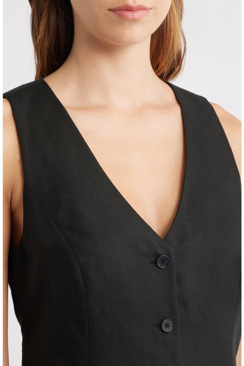 The Jones Vest, Alternate, color, BLACK