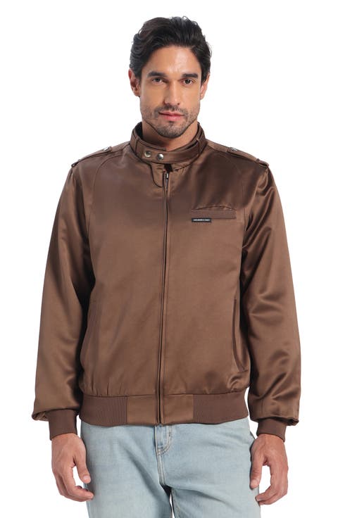 Men's Classic Satin Iconic Racer Jacket