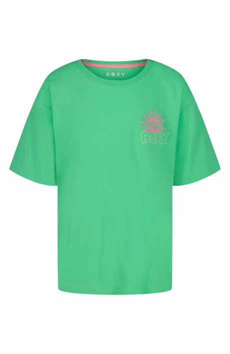 Roxy Kids' Oceanwave Oversize Cotton Jersey T-Shirt