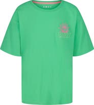 Roxy Kids' Oceanwave Oversize Cotton Jersey T-Shirt