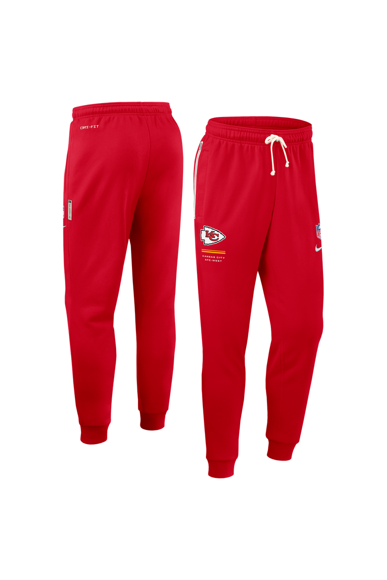 Men's Nike Red Kansas City Chiefs Sideline Standard Issue Touchback Kick Dri-FIT Taper Pants, Main, color, Red
