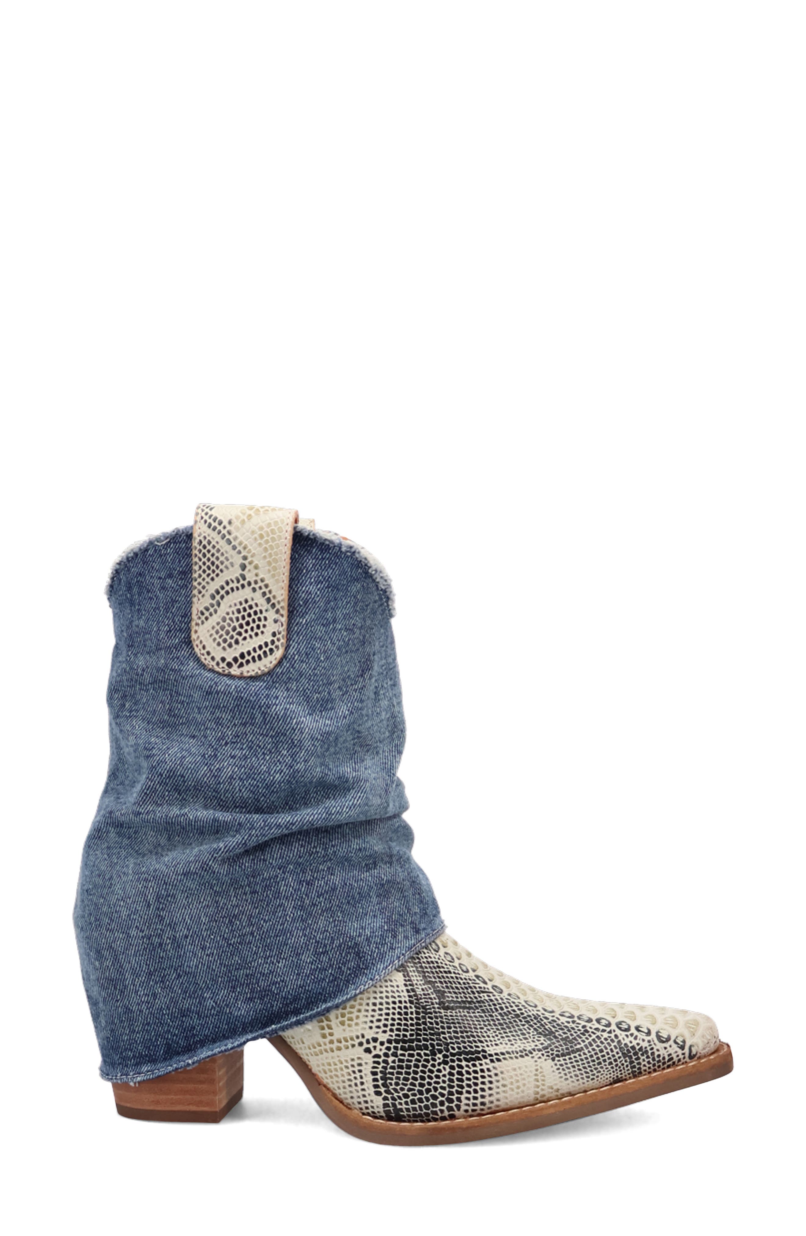 Denim Dream Western Boot, Alternate, color, BLUE